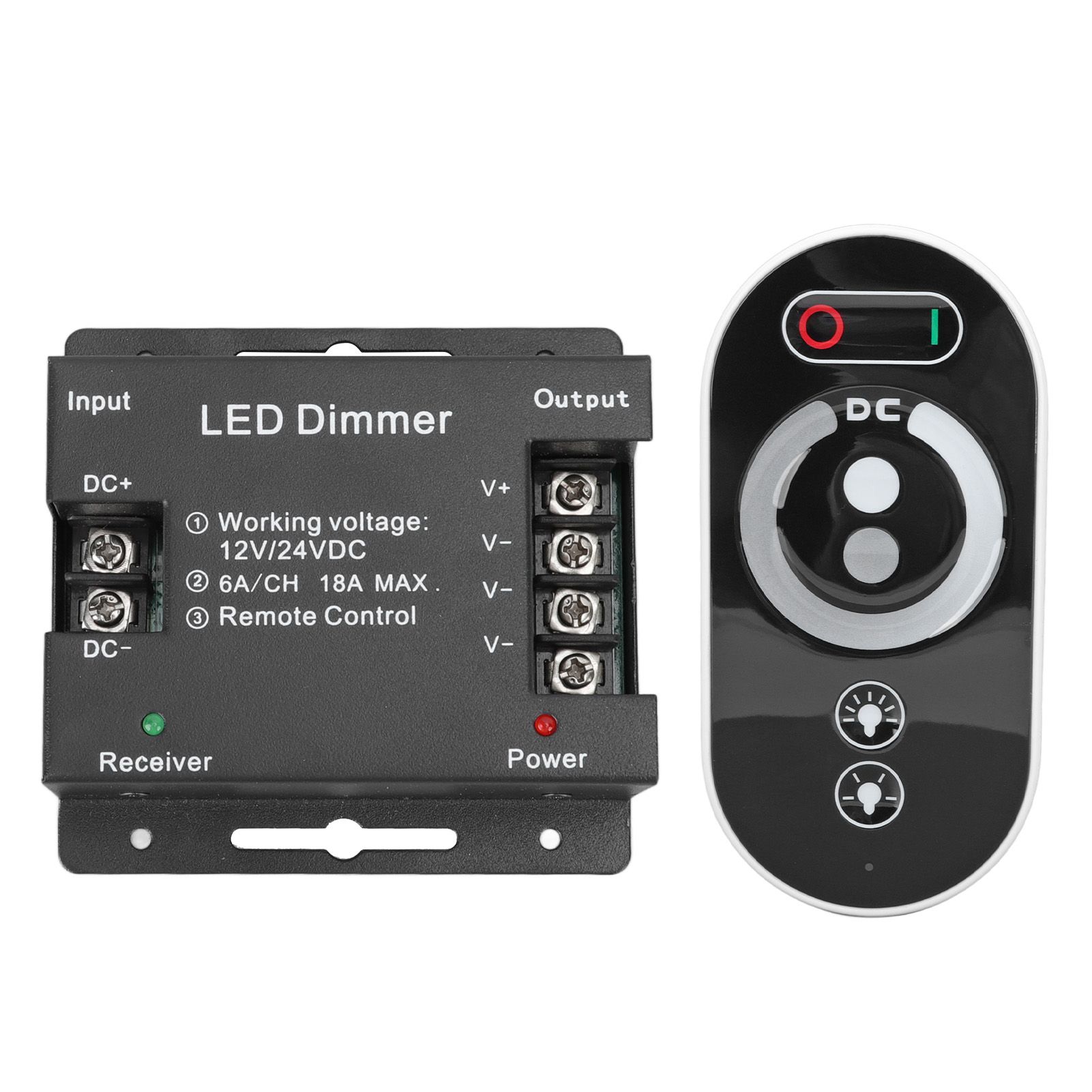 Wireless LED Dimmer RF Touch LED Light Controller Remote Dimming Controller DC 12V 24V for LED Strip Light - Image 6