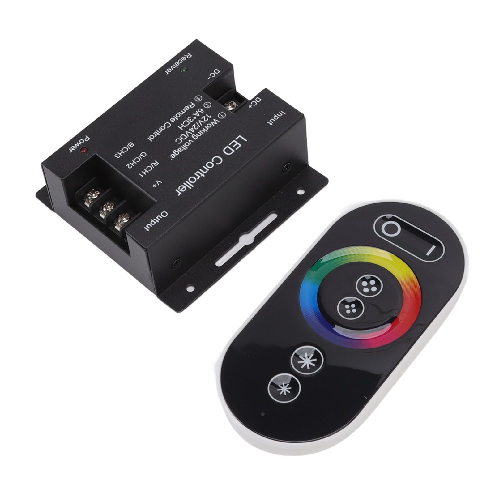 3 Way Dimmer Switch with Remote Control Constant Voltage PWM RGB LED Light Controller DC12V 24V - Image 7