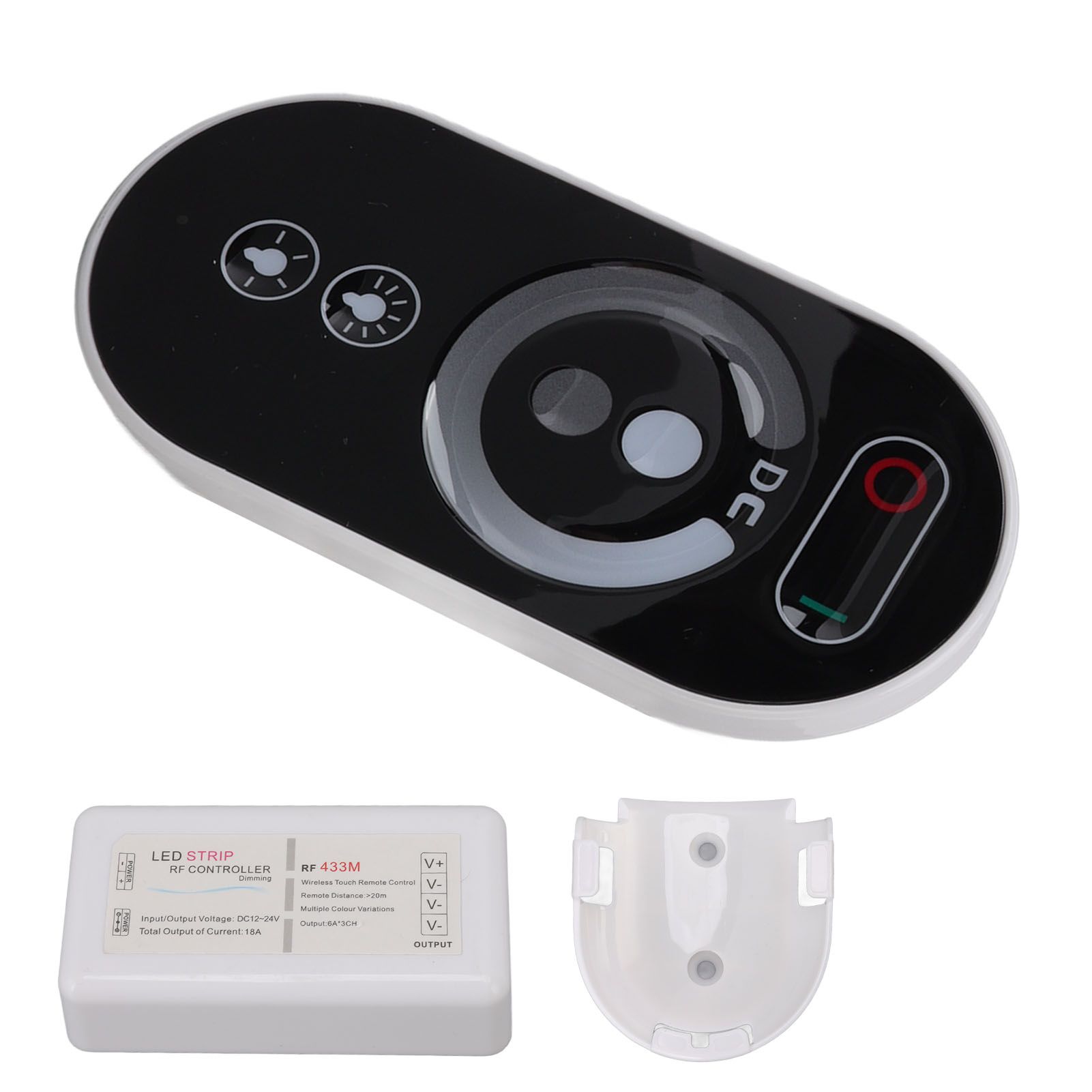 RF LED Remote Controller Wireless Intelligent Touch RGB Dimmer for LED Strip Light 18A DC12‑24V - Image 1