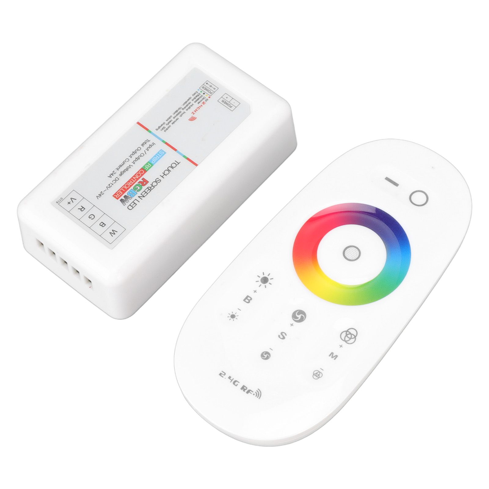 2.4G Wireless RF Touch Dimmer Switch 7 Color RGBW Dimming LED RGB Strip Light Controller DC12 to 24V - Image 5