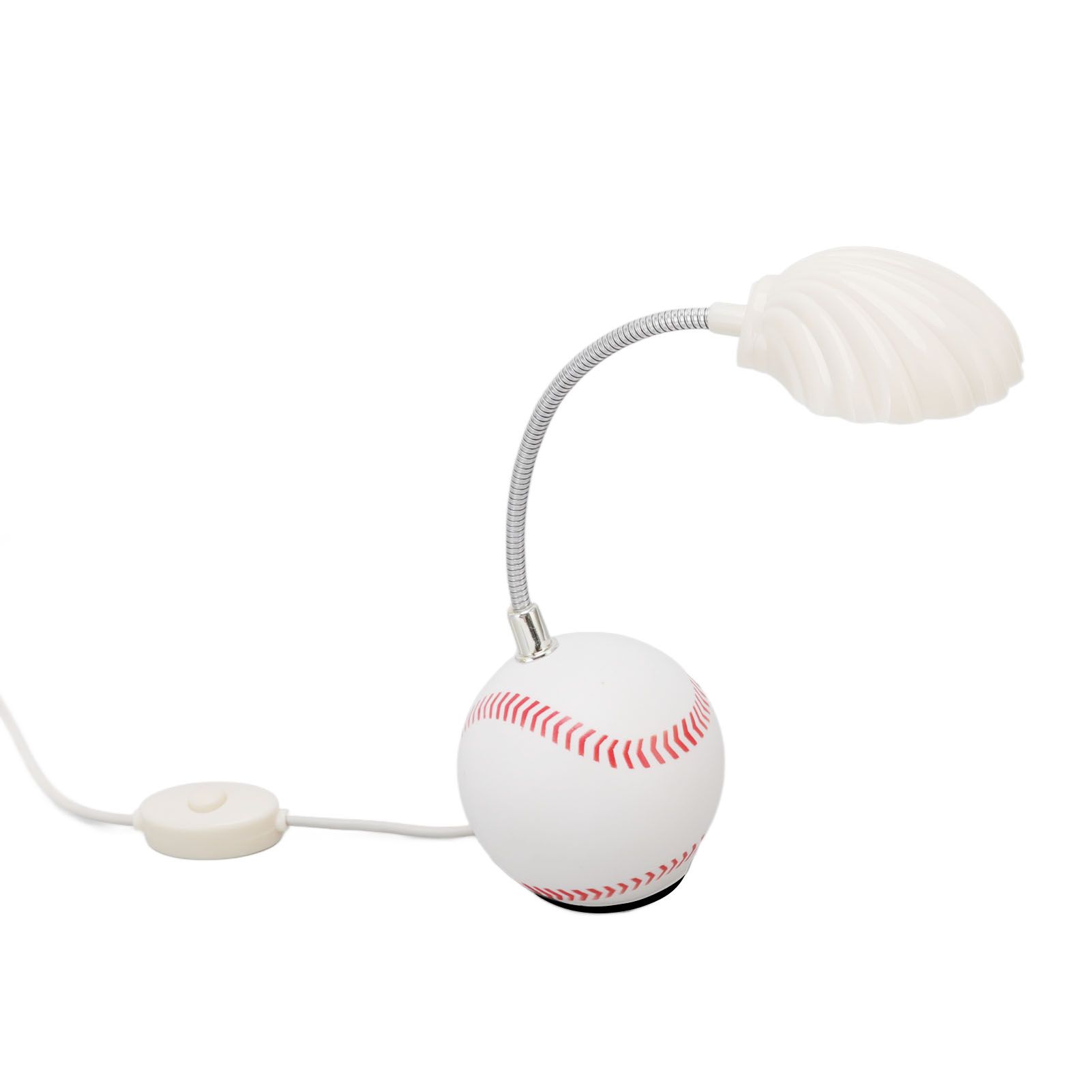 LED Table Lamp Baseball Base Seashell Shape Light Head Soft Light Portable USB Mini Desk Lamp for Home School Office - Image 4