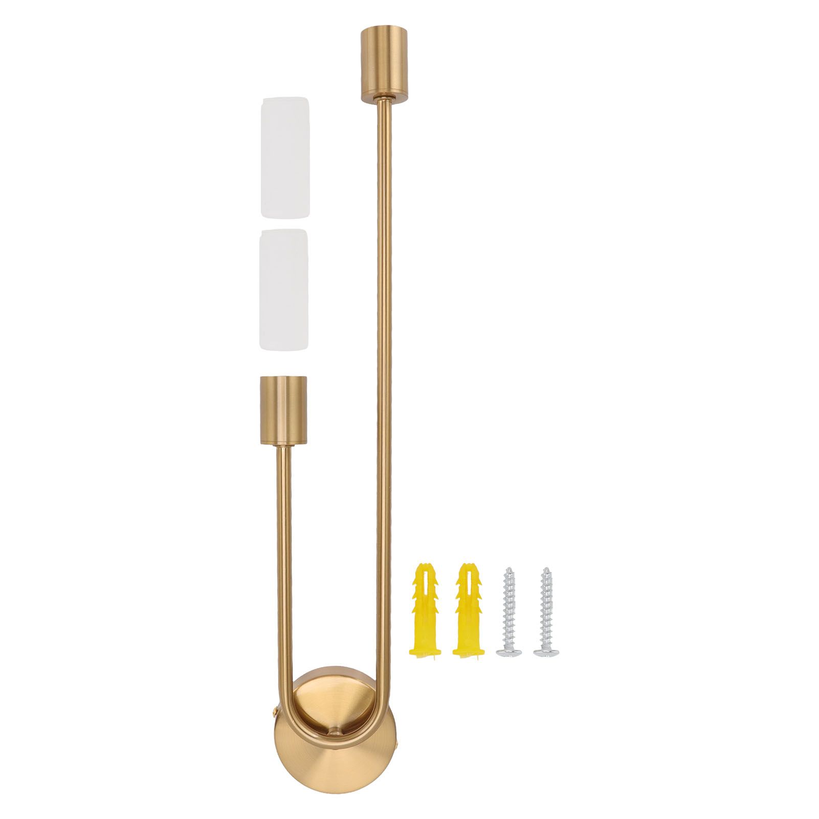 Double Head G9 LED Bulb Wall Lamp Holder Ironcraft Wall Mounted Lamp Holder with Lampshade for Home Livingroom 85-265V - Image 1