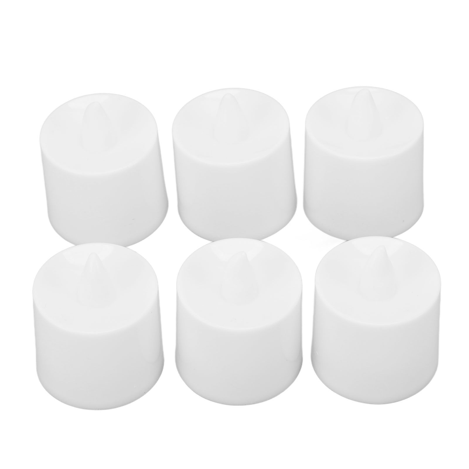 12Pcs LED Candle Light Cylindrical Shape Electronic Flameless LED Candle Lamp for Holiday Wedding Party - Image 6
