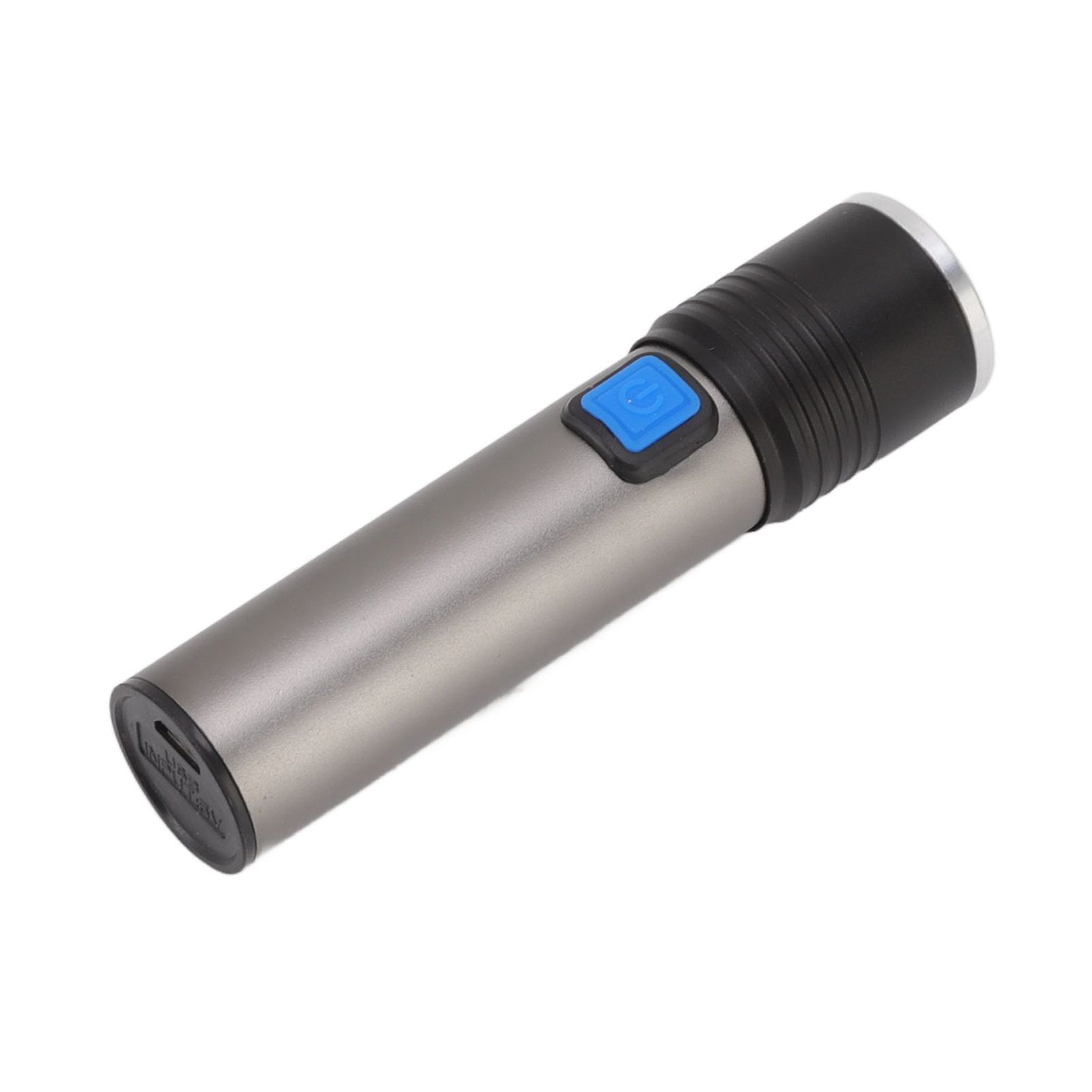 365nm UV Flashlight USB Rechargeable LED Mini Portable Handheld Torch Detector for Pet Urine Counterfeit Money Jade - Image 2