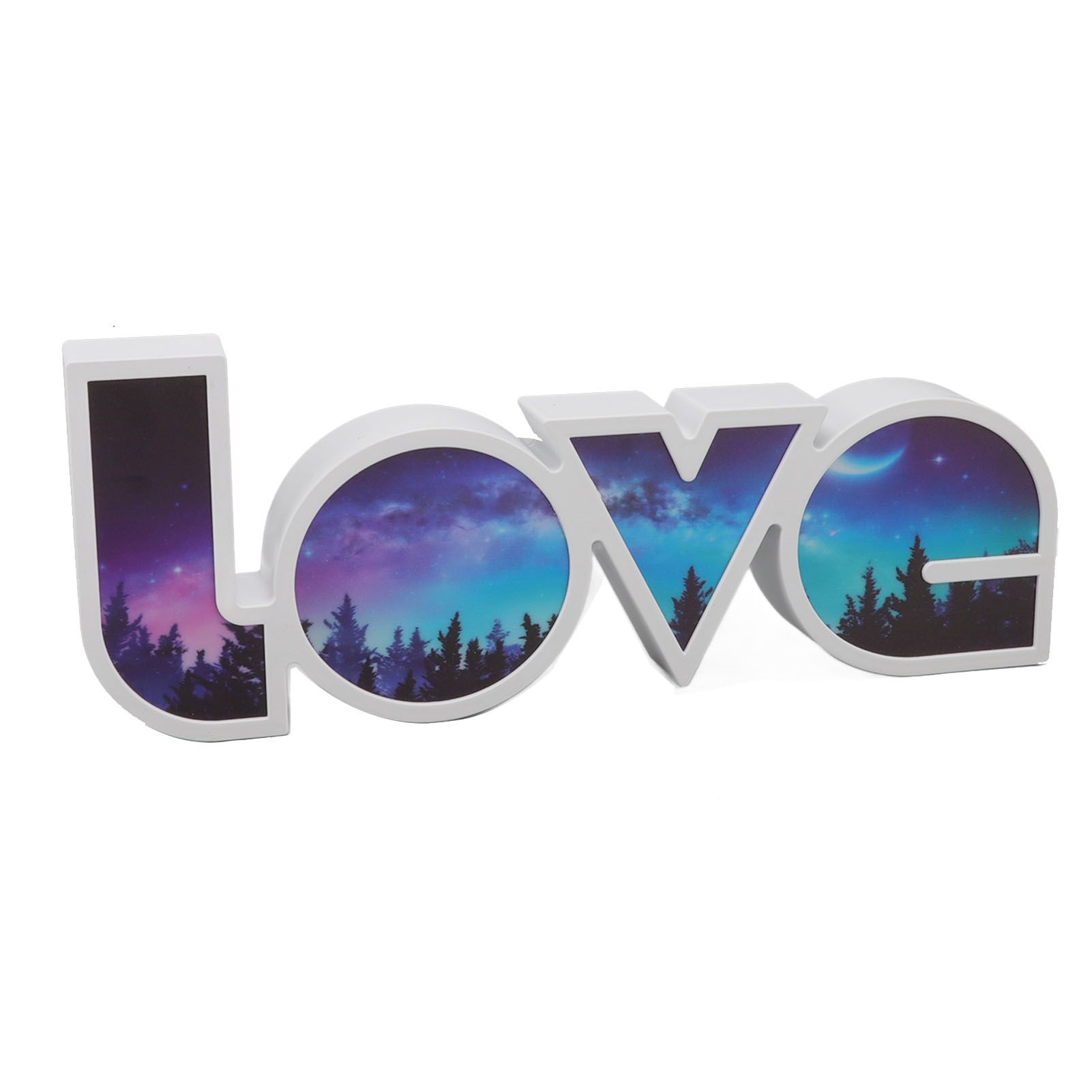 Love Letter Light LED USB and Battery Power Supply White Light Love Sign Decorations Light for Birthday Festival Forest - Image 3