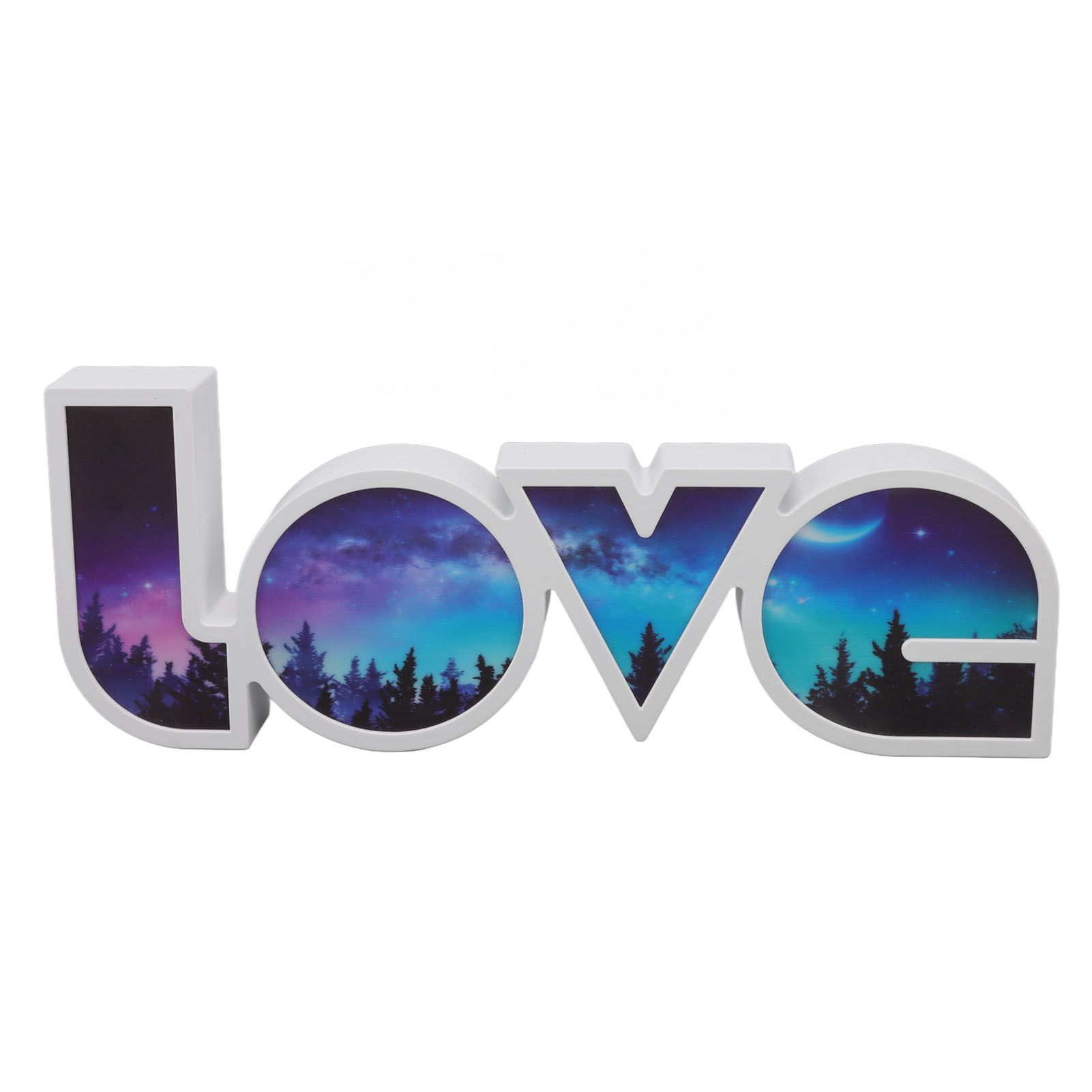 Love Letter Light LED USB and Battery Power Supply White Light Love Sign Decorations Light for Birthday Festival Forest - Image 5
