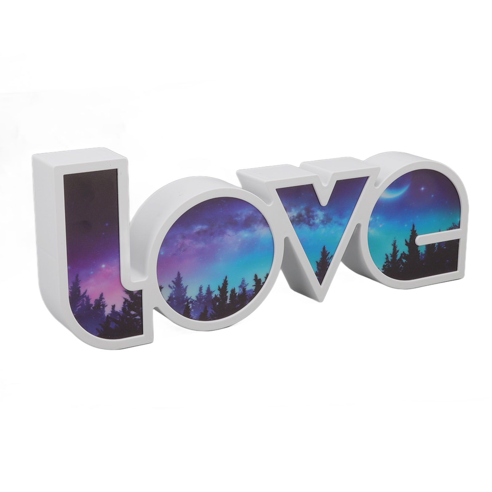 Love Letter Light LED USB and Battery Power Supply White Light Love Sign Decorations Light for Birthday Festival Forest - Image 6
