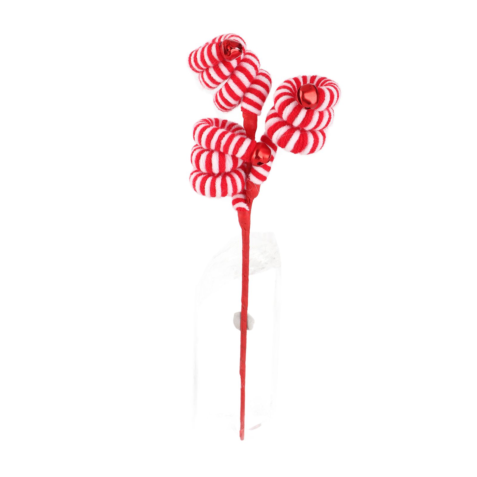 Christmas Candy Canes Wool Christmas Candy Cane Hanging Ornaments - Image 5