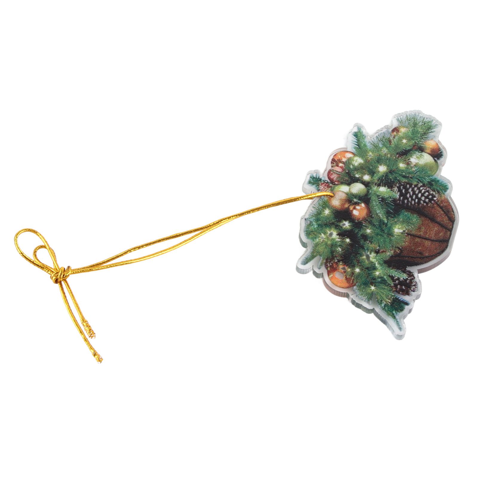 Christmas Acrylic Christmas Tree Pendant Decoration Basket - Image 5