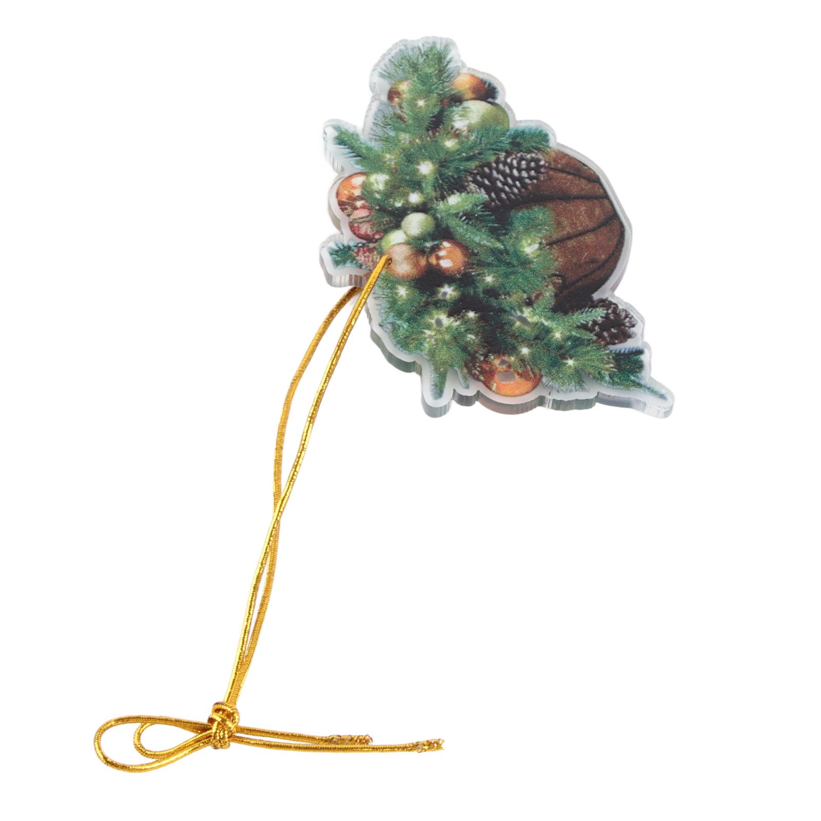 Christmas Acrylic Christmas Tree Pendant Decoration Basket - Image 6