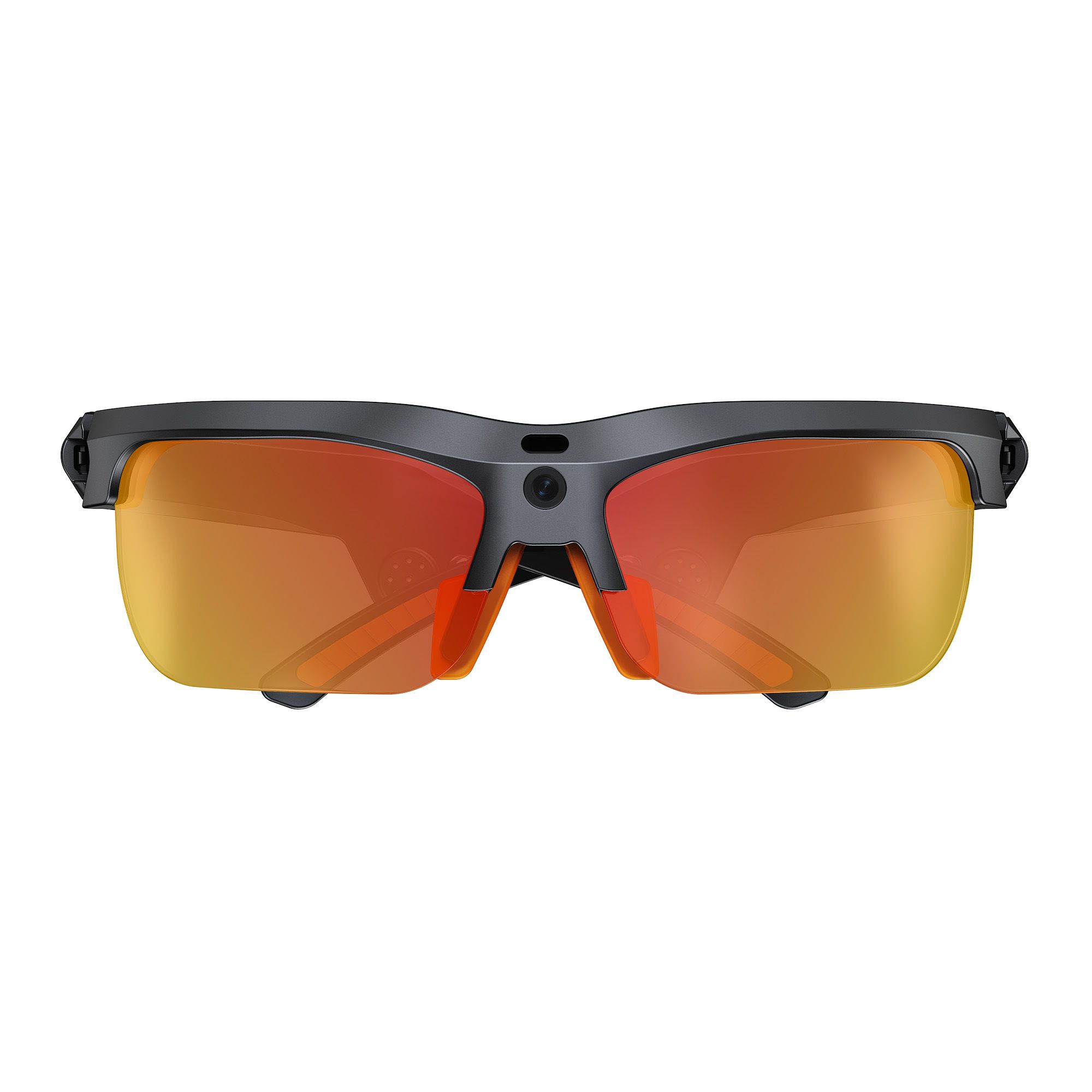 E08 Smart Bluetooth Cycling Sunglasses with Camera, UV400 Outdoor Sports Glasses，orange - Image 3