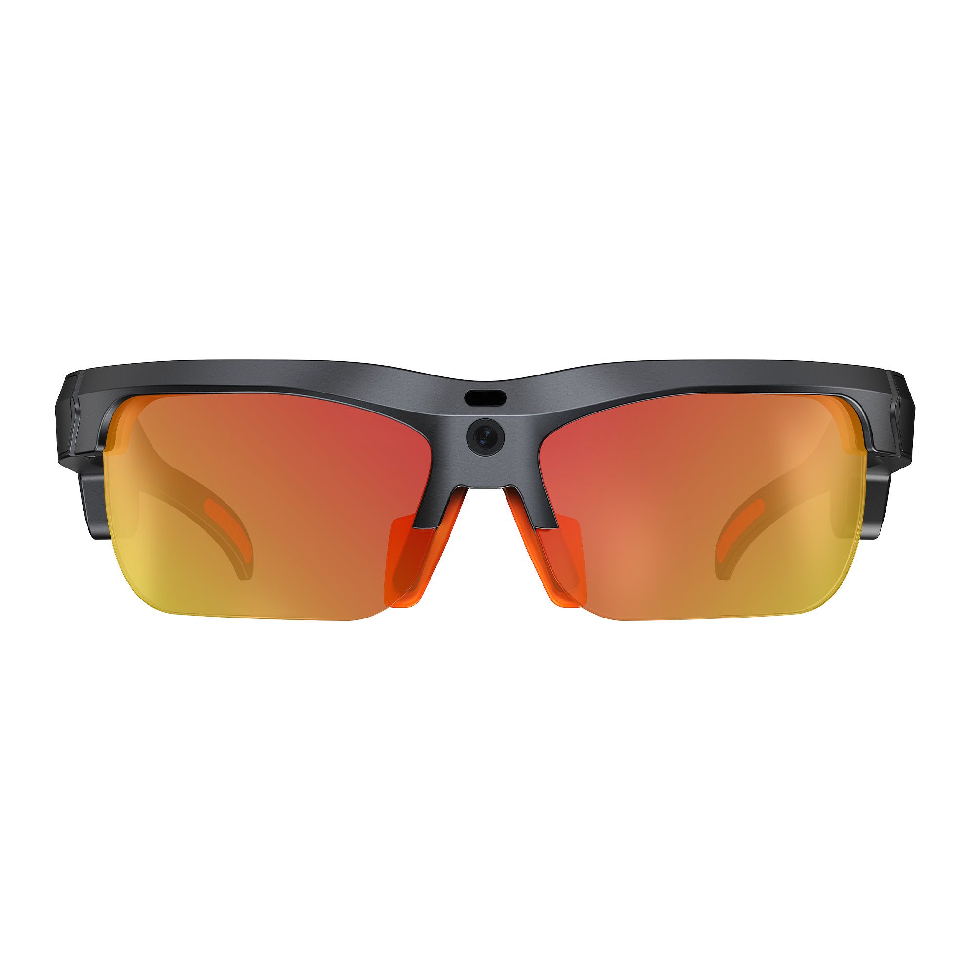 E08 Smart Bluetooth Cycling Sunglasses with Camera, UV400 Outdoor Sports Glasses，orange - Image 4