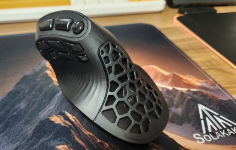 Solakaka E9 3 Mode Vertical Ergonomic Mouse, Bluetooth 5.3 USB 2.4G Wired Tri-Mode Rechargeable Wireless Vertical Mouse,black - Image 3