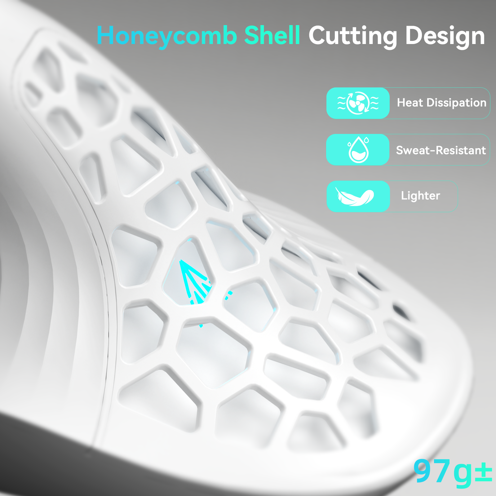 Solakaka E9 3 Mode Vertical Ergonomic Mouse, Bluetooth 5.3 USB 2.4G Wired Tri-Mode Rechargeable Wireless Vertical Mouse,white - Image 5