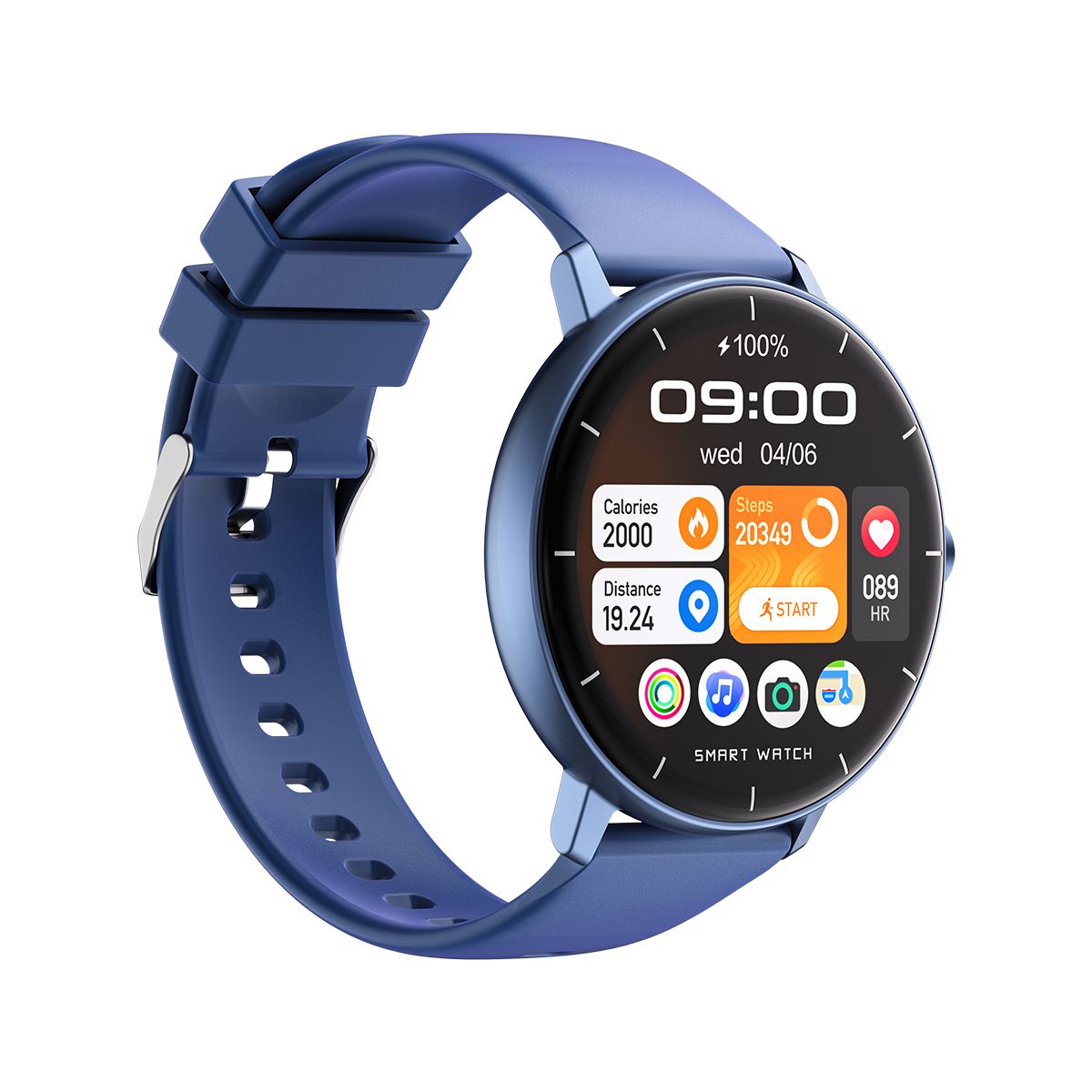 GTR4 Pro Bluetooth Call Smart Watch, Waterproof Fitness Tracker with Heart Rate Sleep Monitor for Android iOS，blue - Image 3