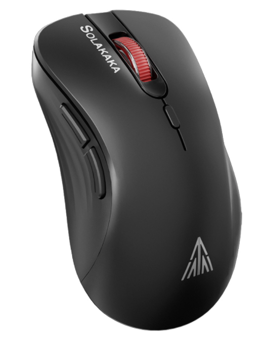 SM66 Dual Mode Wireless Gaming Mouse, Rechargeable RGB Ergonomic Mice with Adjustable DPI ,black - Image 1