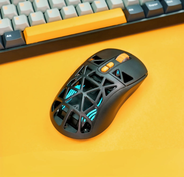 SM802 Tri‑Mode Gaming Mouse, Adjustable DPI, RGB Backlight, Ergonomic Wireless Mouse,black - Image 2