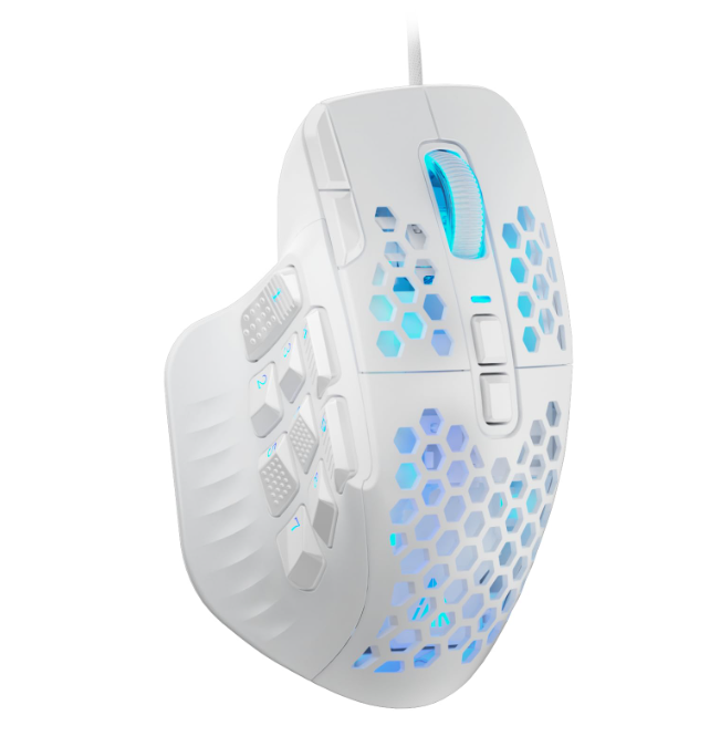 SOLAKAKA SM809 Pro Triple-Mode Wireless Gaming Mouse，white - Image 1