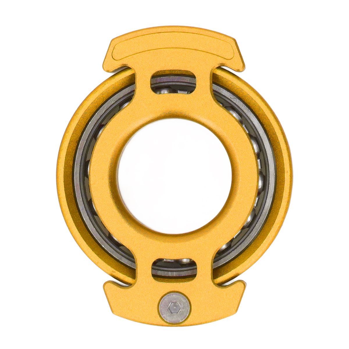 Fingertip Gyroscope Reduce Anxiety Free Rotating Decompression Toy Orange - Image 2