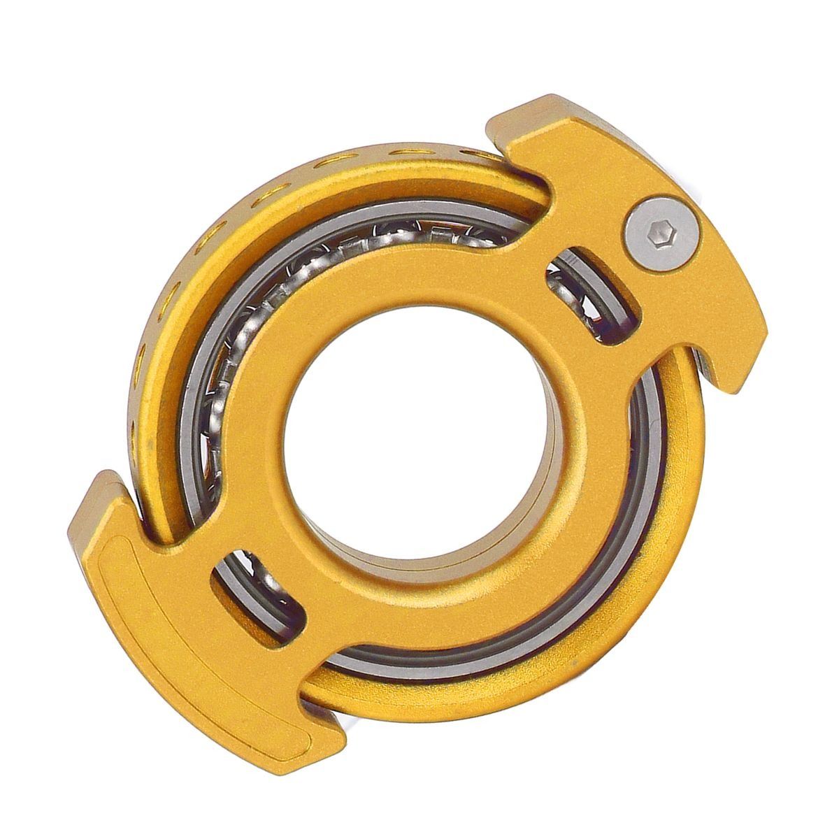 Fingertip Gyroscope Reduce Anxiety Free Rotating Decompression Toy Orange - Image 5