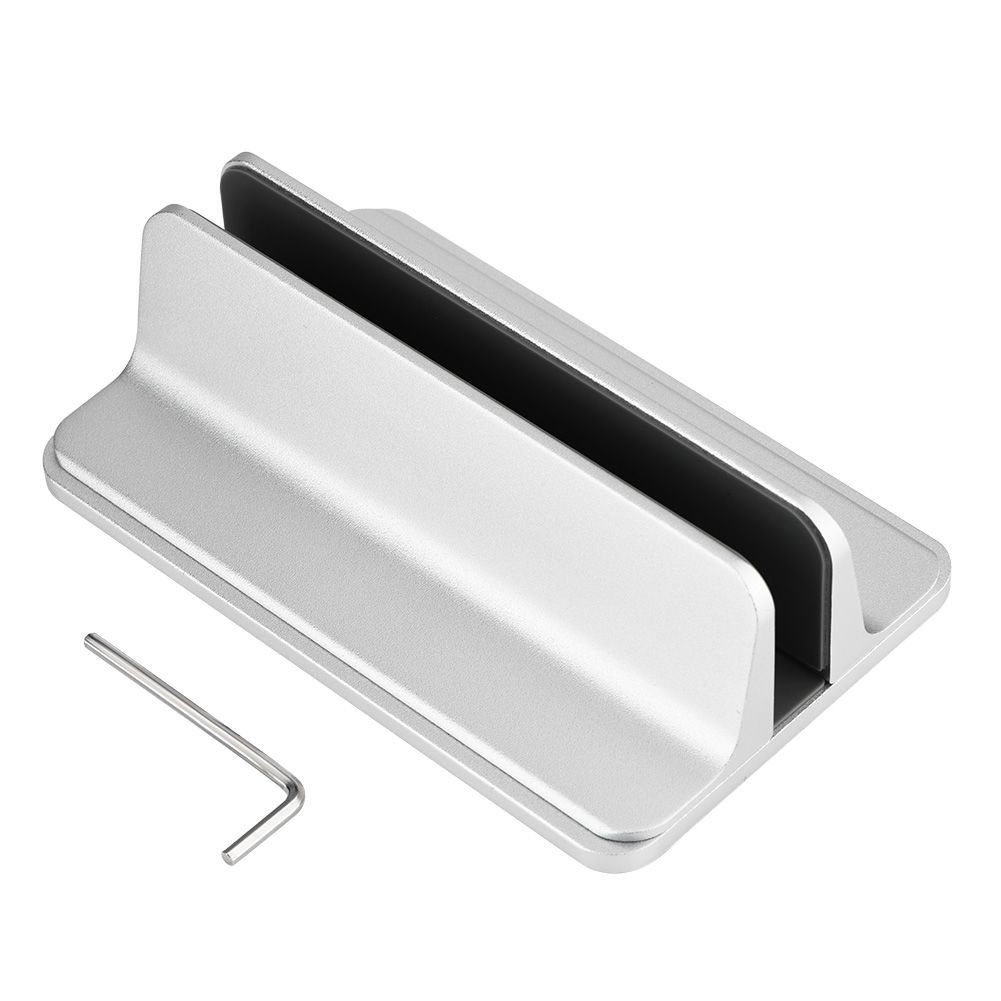 Adjustable Aluminum Vertical Laptop Stand NoteBooks Holder - Image 1