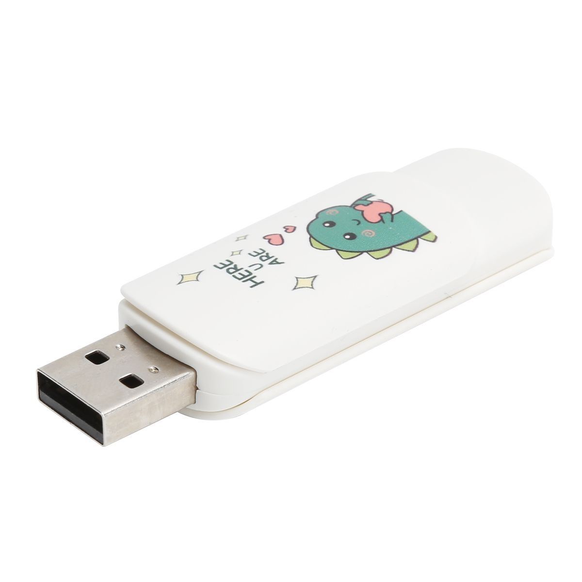 U Disk Slide Cover Type Cartoon Pattern Portable USB Flash Drive Memory - Image 2