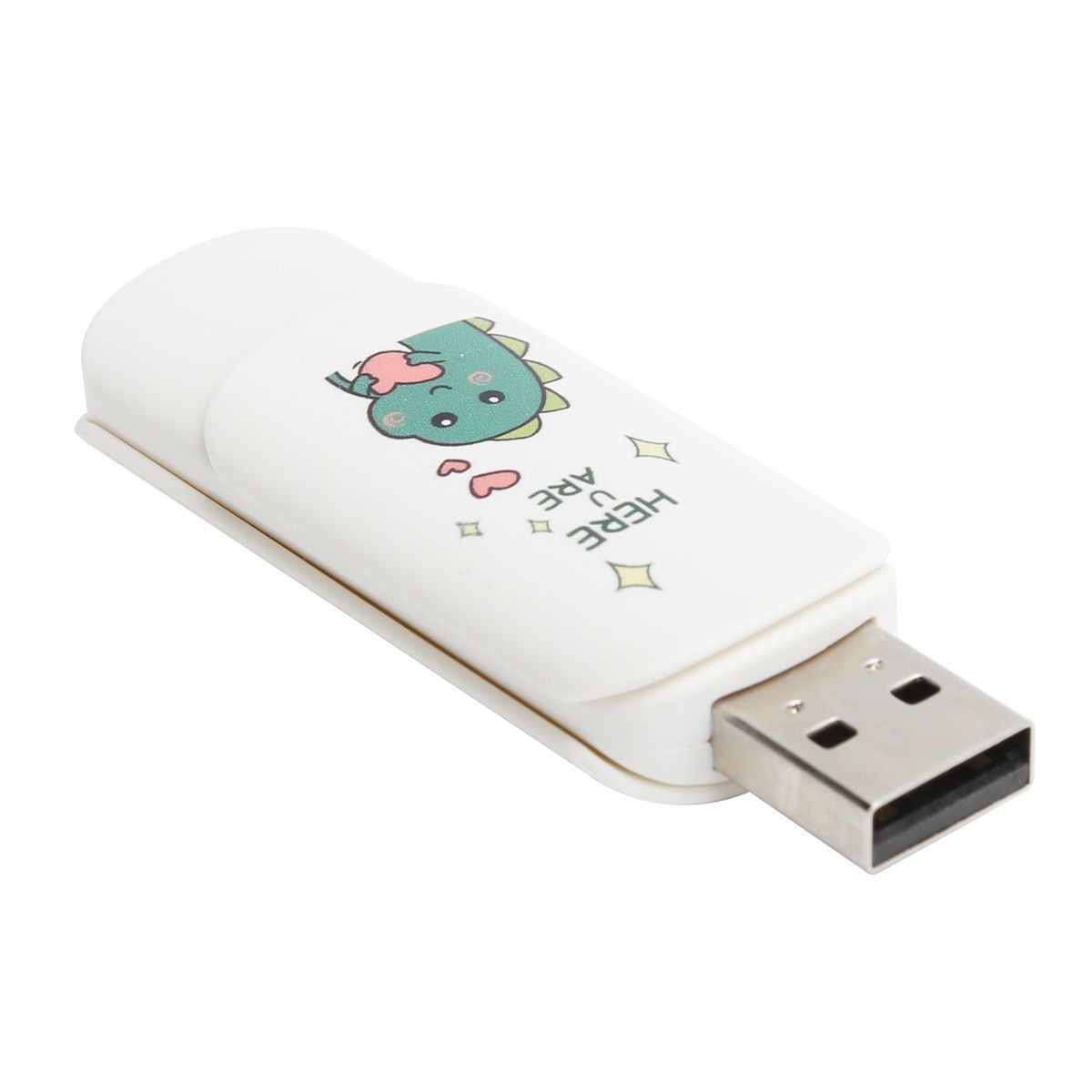 U Disk Slide Cover Type Cartoon Pattern Portable USB Flash Drive Memory - Image 5