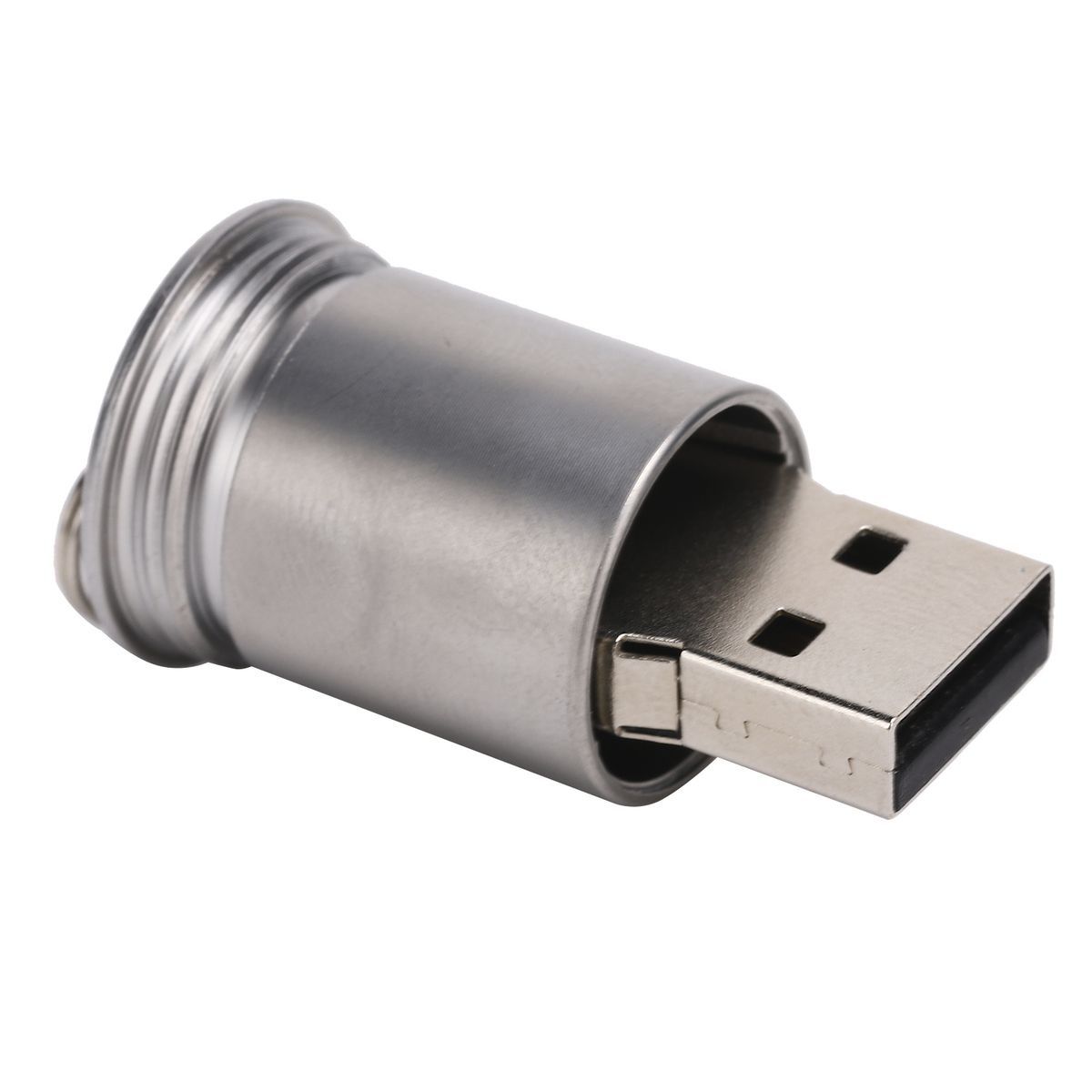 Unique Can Shaped U Disk Fashionable Portable USB Flash Drive Brass Yellow - Image 3