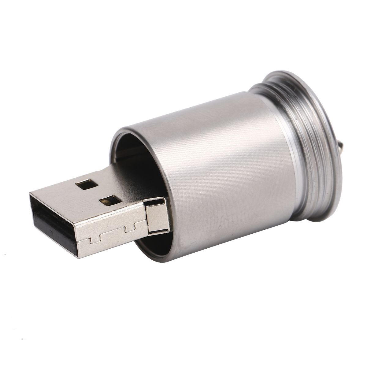 Unique Can Shaped U Disk Fashionable Portable USB Flash Drive Brass Yellow - Image 4