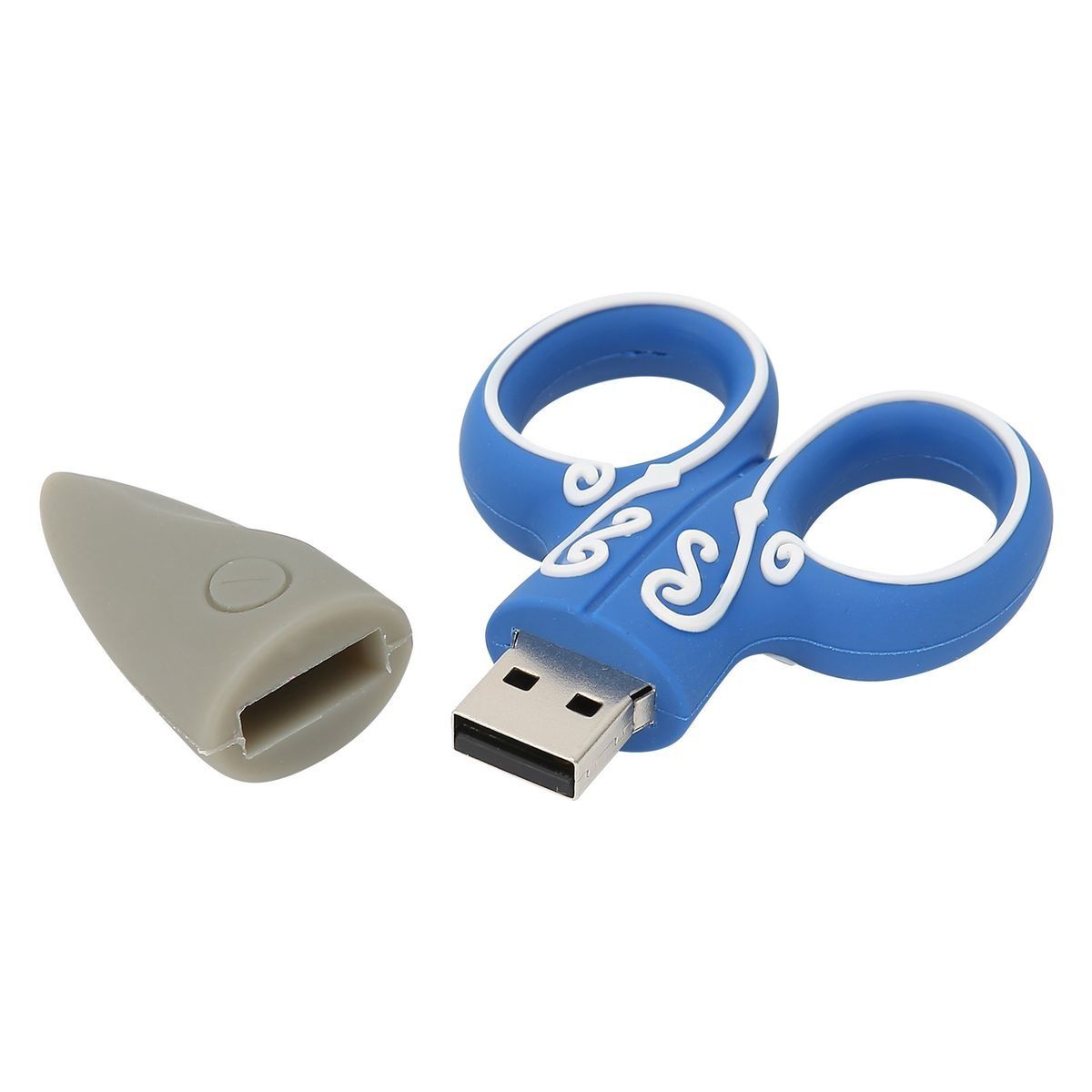 Memory Stick USB Flash Drive Cartoon Scissors U Disk Plugin Portable Data - Image 5