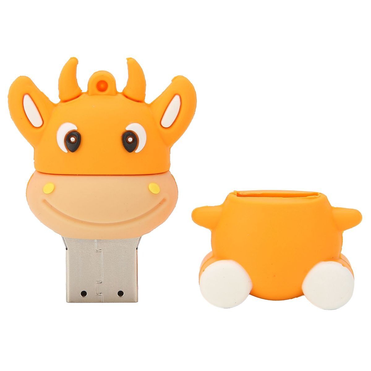 U Disk 3D Cartoon Calf Model Orange USB Storage for Windows - Image 3