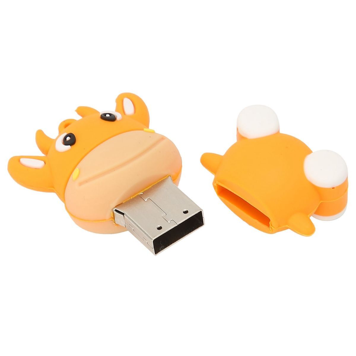 U Disk 3D Cartoon Calf Model Orange USB Storage for Windows - Image 5