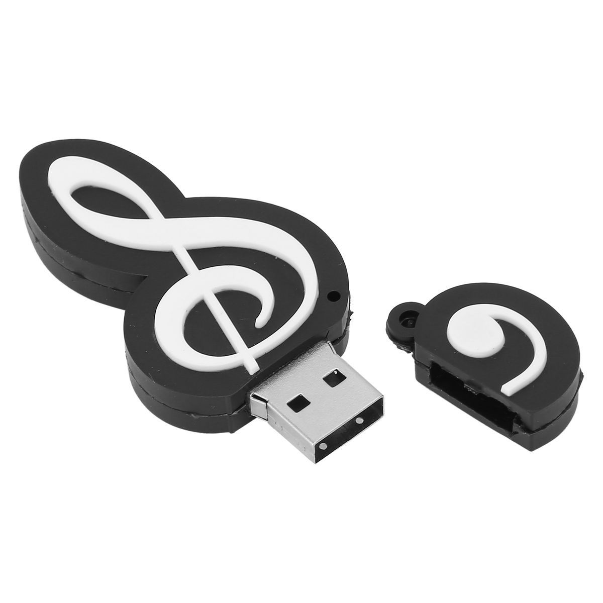 Black Note Appearance USB Flash Drive Cute Music Movie Data Transfer USB - Image 2