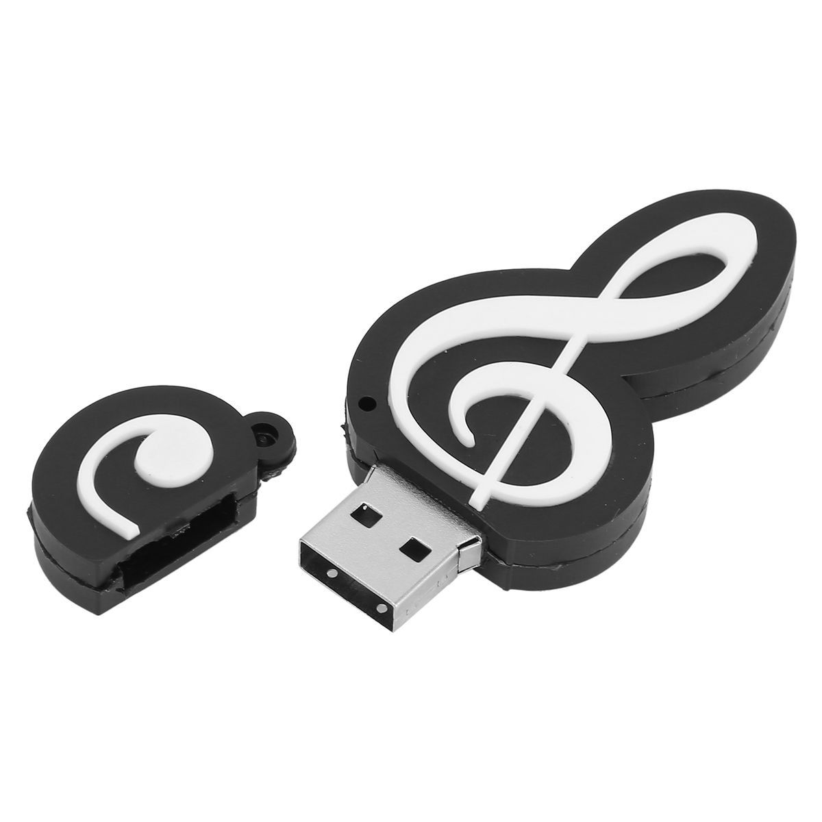 Black Note Appearance USB Flash Drive Cute Music Movie Data Transfer USB - Image 5