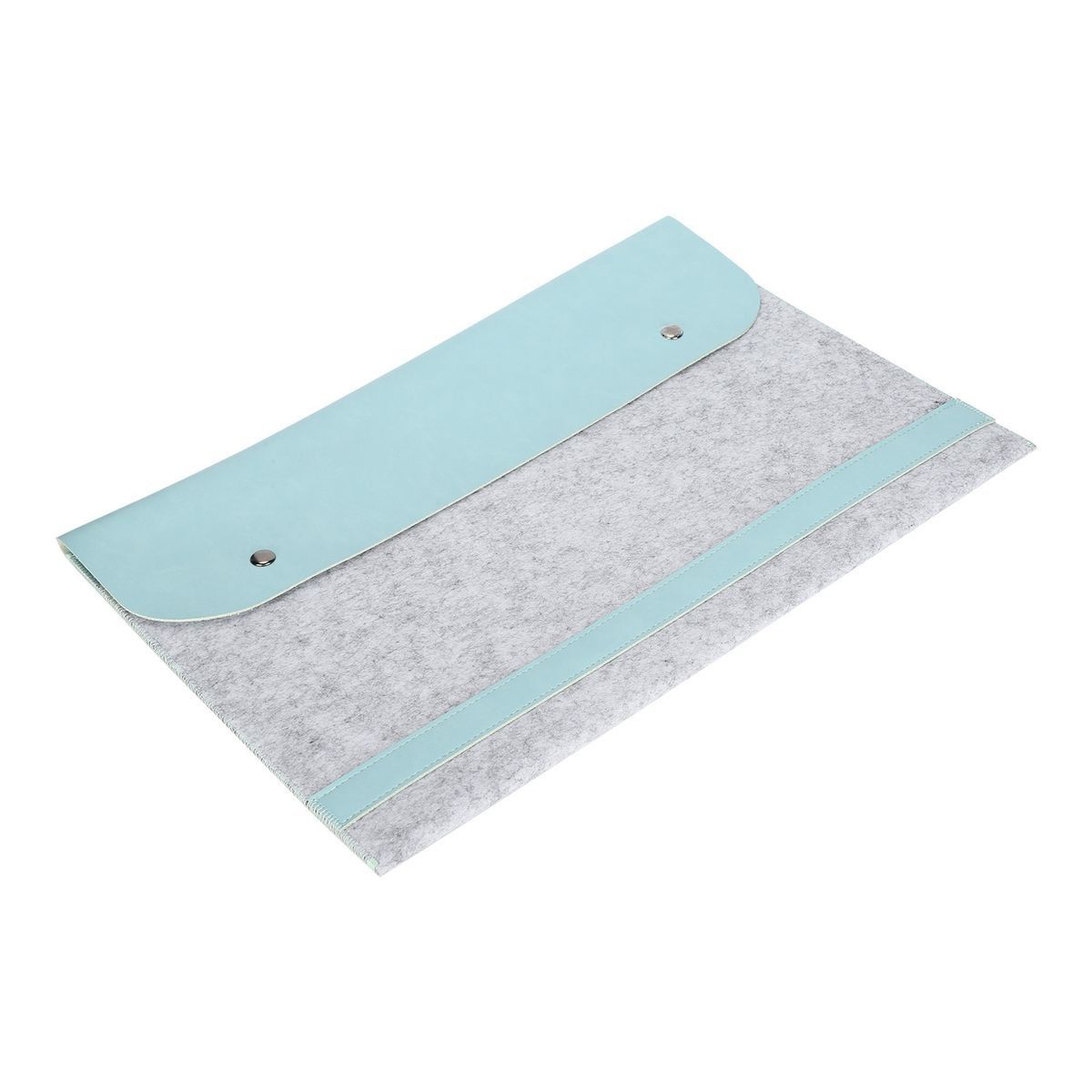 Laptop Sleeve Flip Type Protective Double Layer Felt Microfiber Computer - Image 1