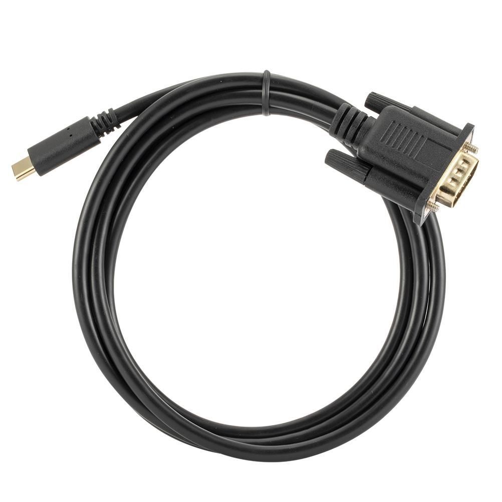 1.8M 1080P USB-C to VGA USB-C to VGA Adapter Adapter - Image 1