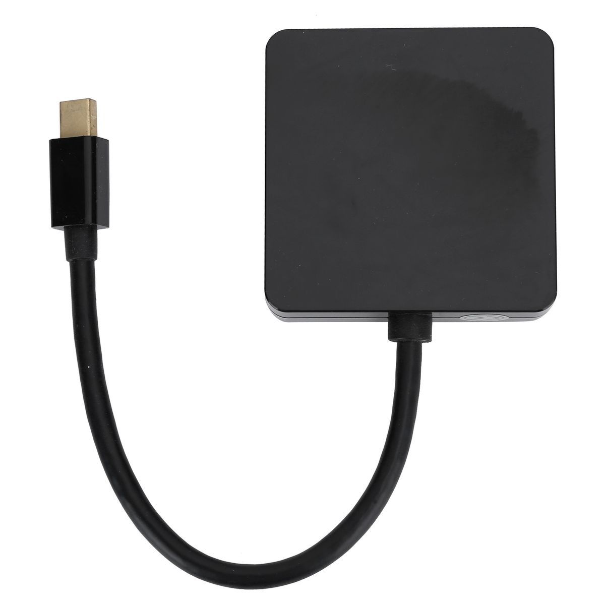 3-in-1 Adapter Mini DP to DP DVI HDMI 1080P High Definition Adapter for Com - Image 1