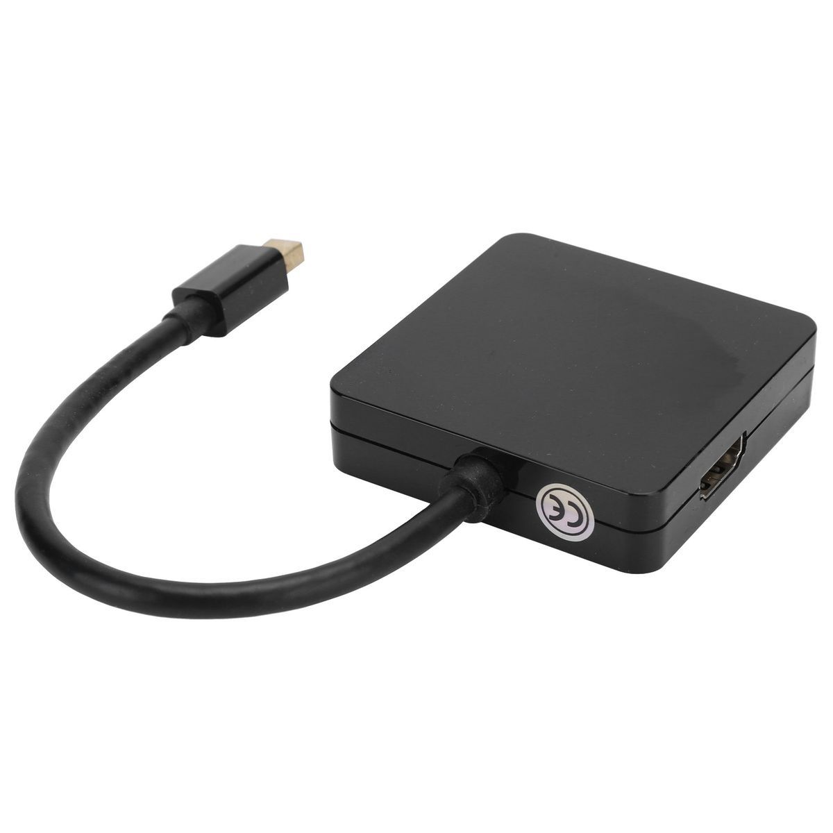 3-in-1 Adapter Mini DP to DP DVI HDMI 1080P High Definition Adapter for Com - Image 2