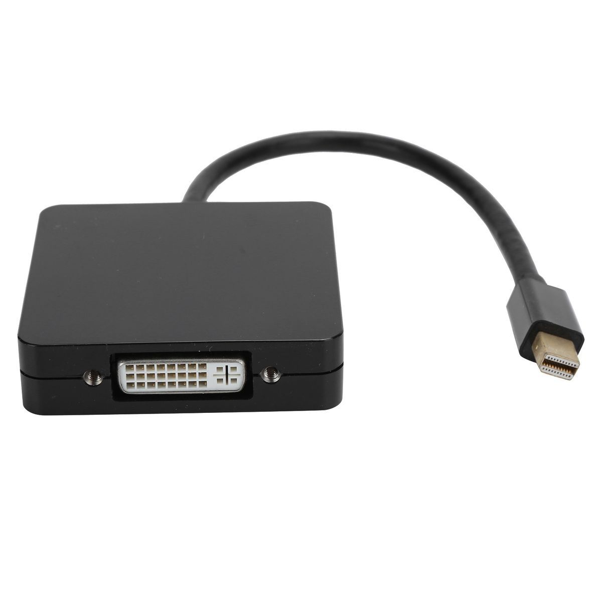 3-in-1 Adapter Mini DP to DP DVI HDMI 1080P High Definition Adapter for Com - Image 3