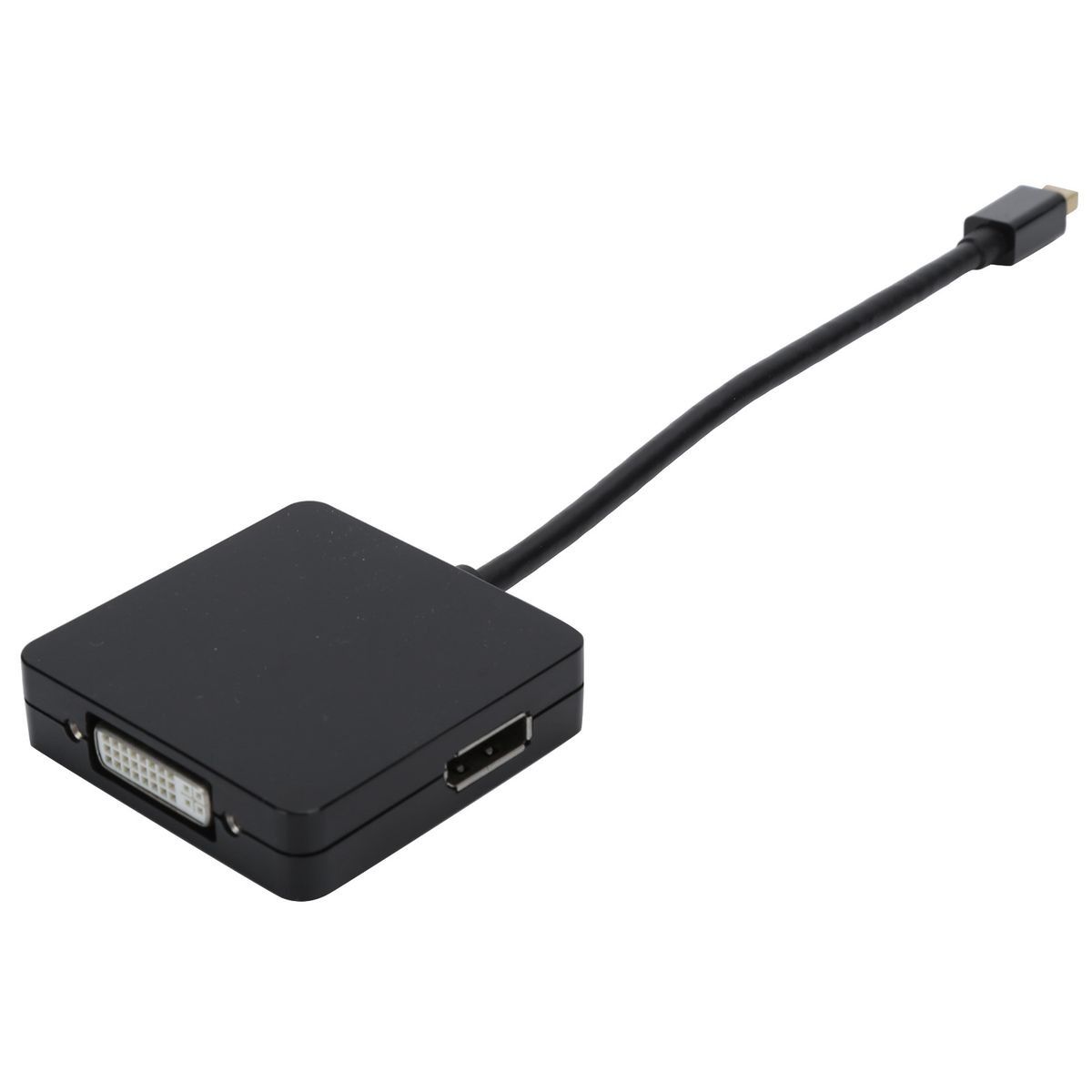 3-in-1 Adapter Mini DP to DP DVI HDMI 1080P High Definition Adapter for Com - Image 4