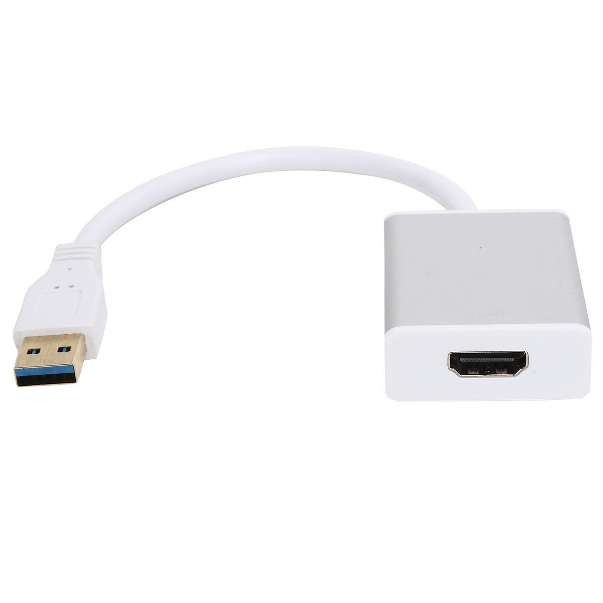 USB to HDMI Adapter with Drive Extend Display DeviceSilver Gray - Image 1
