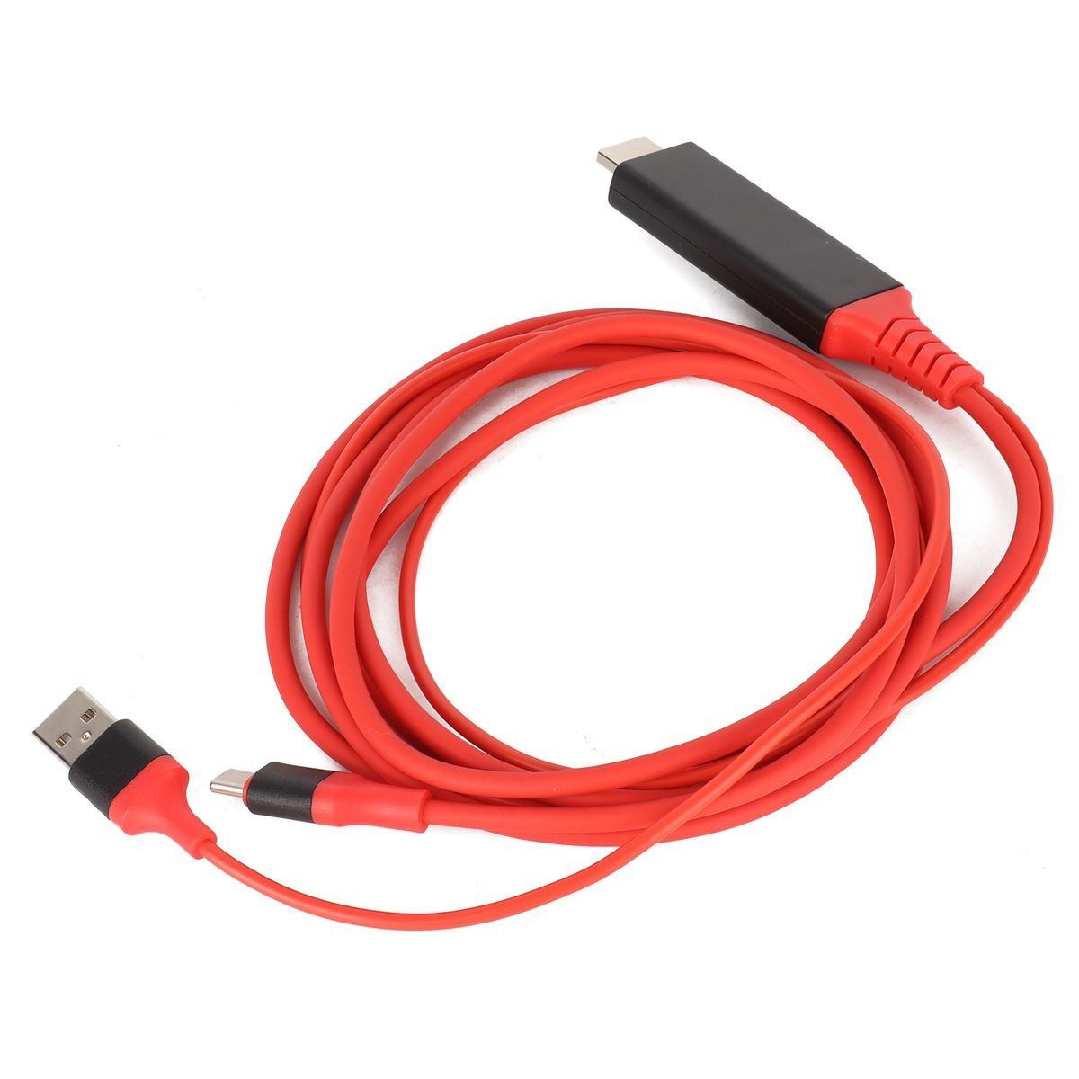 TypeC to HDMI Adapter USB 3.1 Phone to TV Charging Wire(Red ) - Image 3