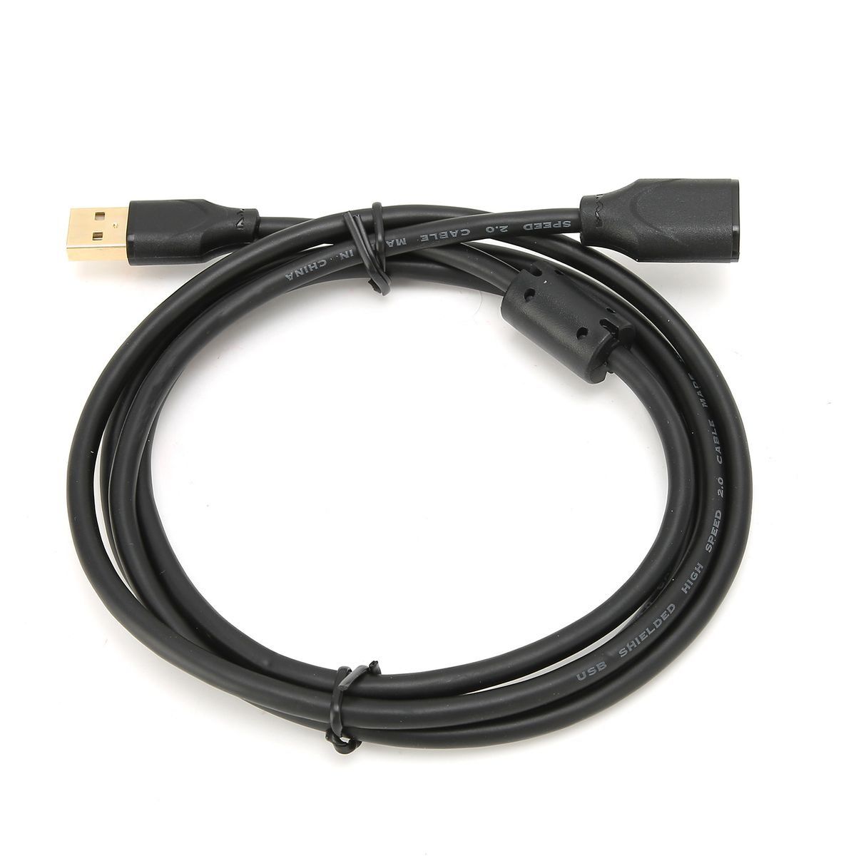 MINDPURE USB 2.0 Extender Gilded Flexible Antioxidant EcoFriendly Data Exte - Image 1