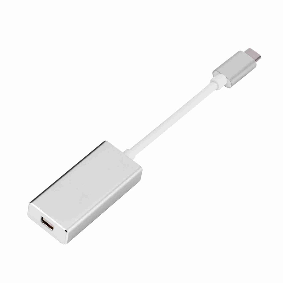 USB3.1 Typec To Mini DP Adapter USBC to Mini DP Adapter For Macbook Silver - Image 2