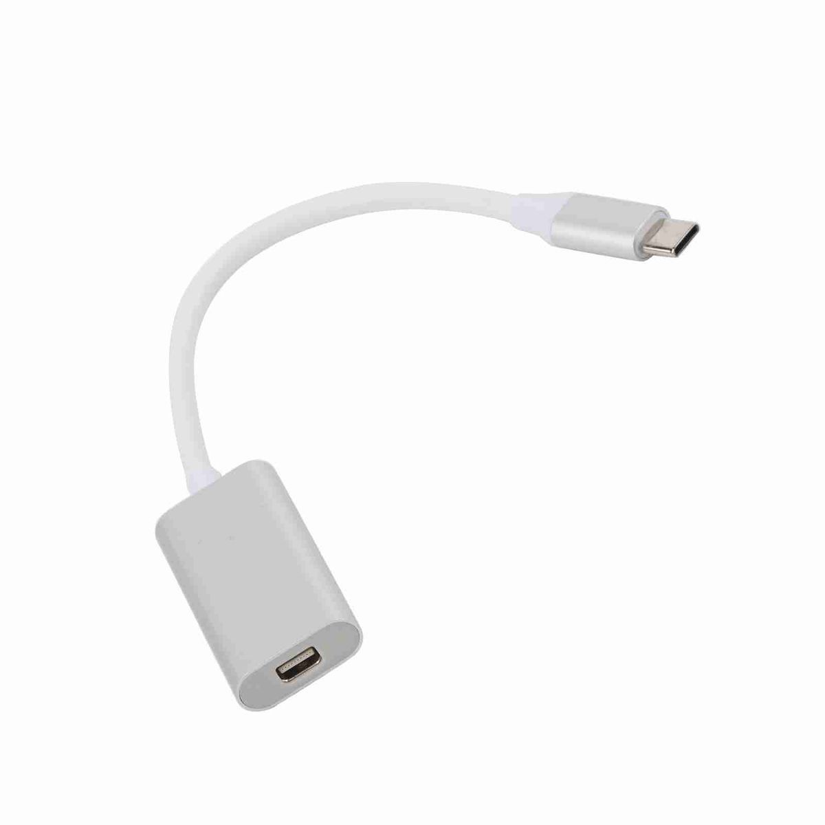 USB3.1 Typec To Mini DP Adapter USBC to Mini DP Adapter For Macbook Silver - Image 3
