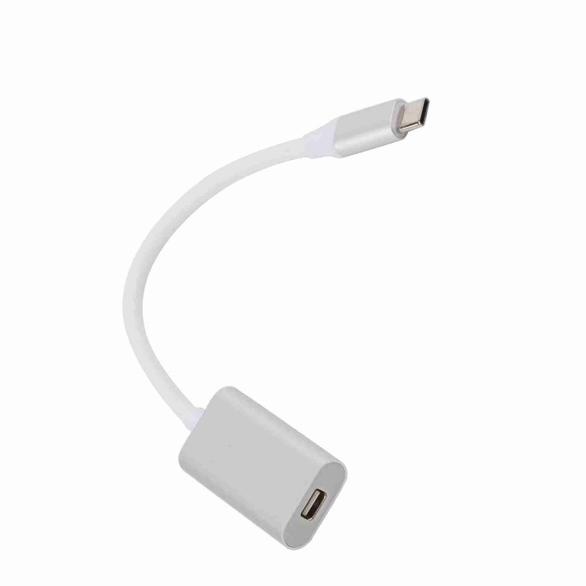 USB3.1 Typec To Mini DP Adapter USBC to Mini DP Adapter For Macbook Silver - Image 4