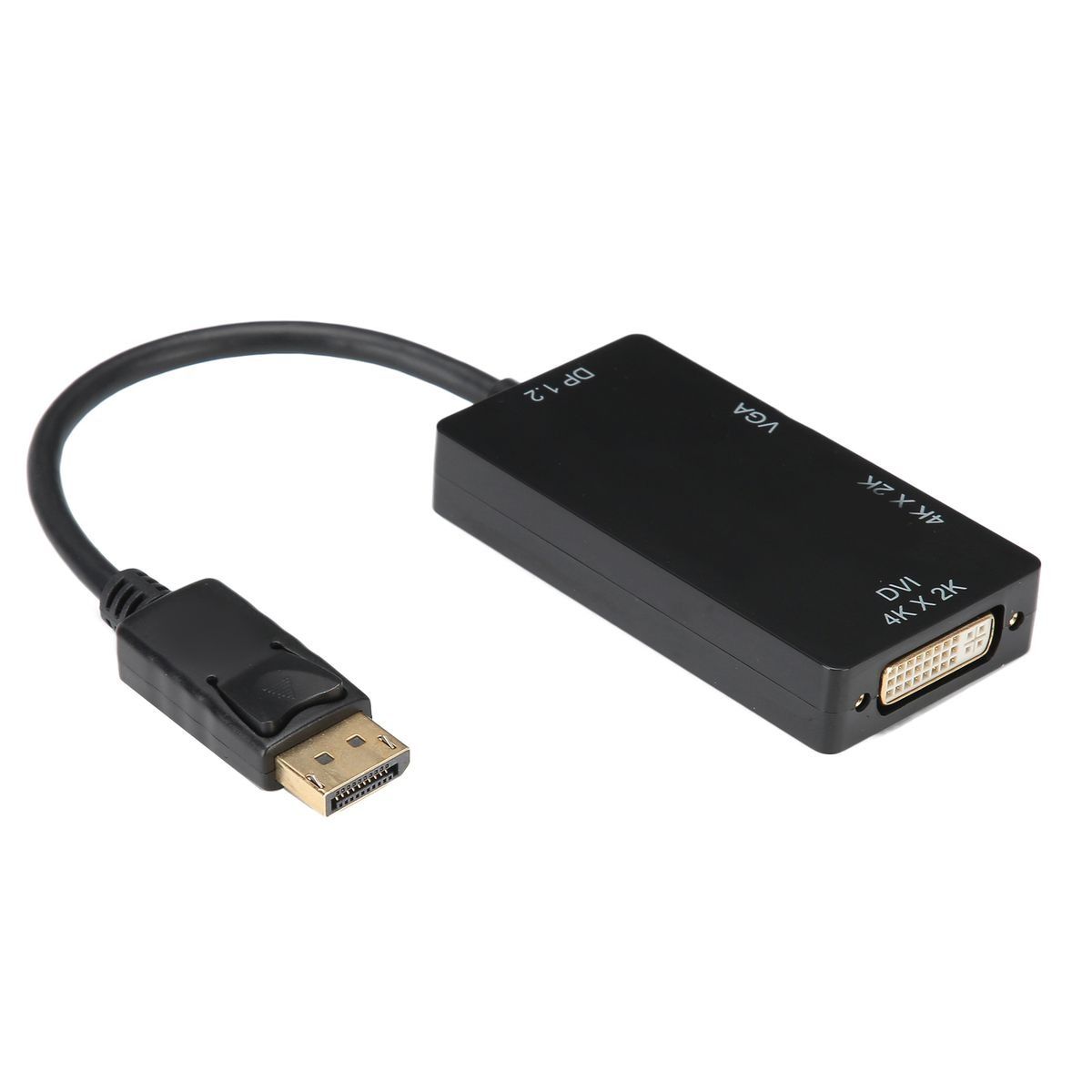 3-in-1 Adapter DP to HDMI/VGA/DVI Multifunction High Definition Adapter - Image 1