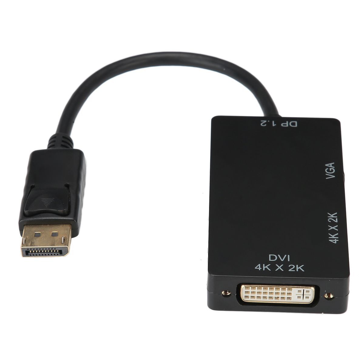 3-in-1 Adapter DP to HDMI/VGA/DVI Multifunction High Definition Adapter - Image 3