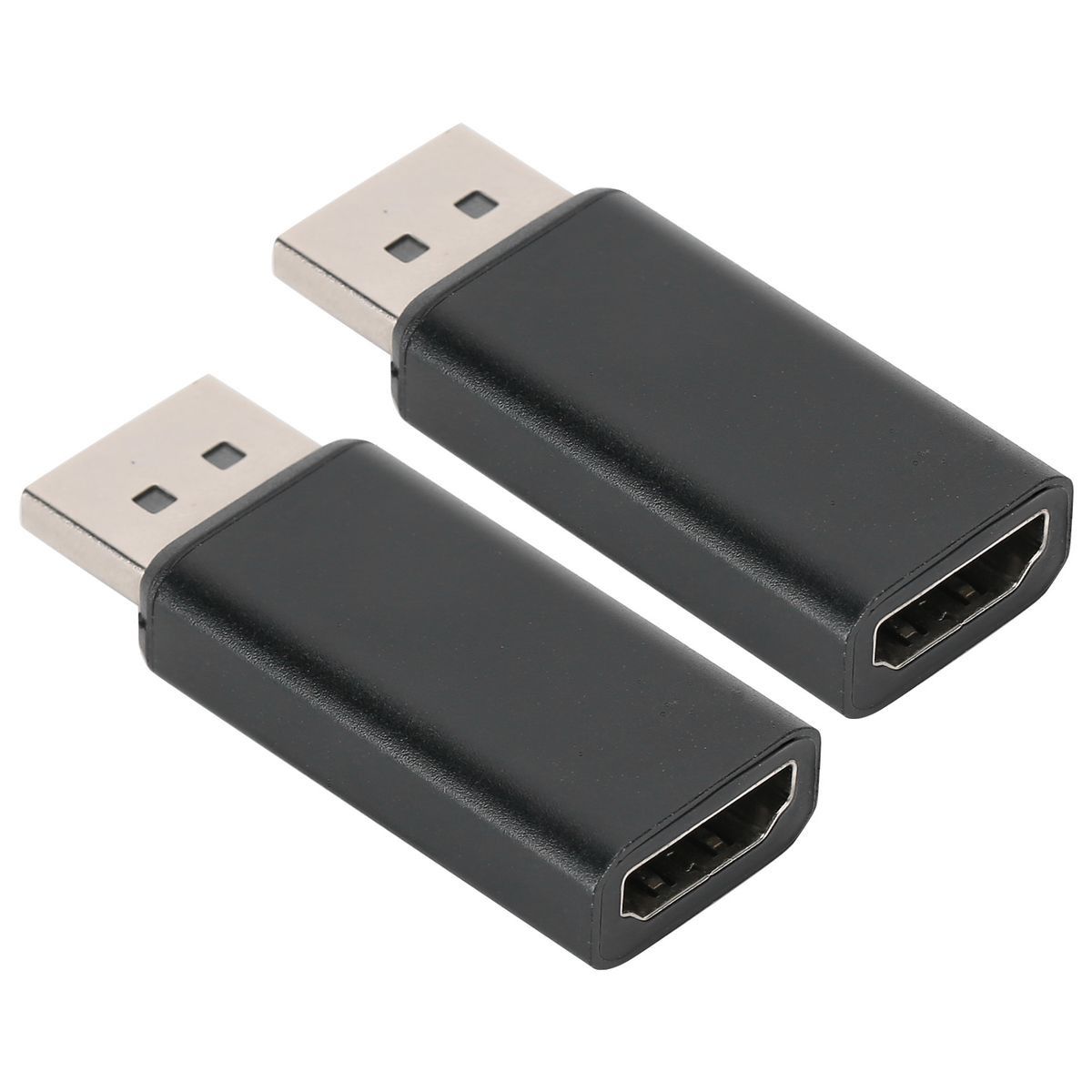 2Pcs DP Male to HDMI Female Adapter Adapter Transformer for 1080P HDTV PC - Image 1
