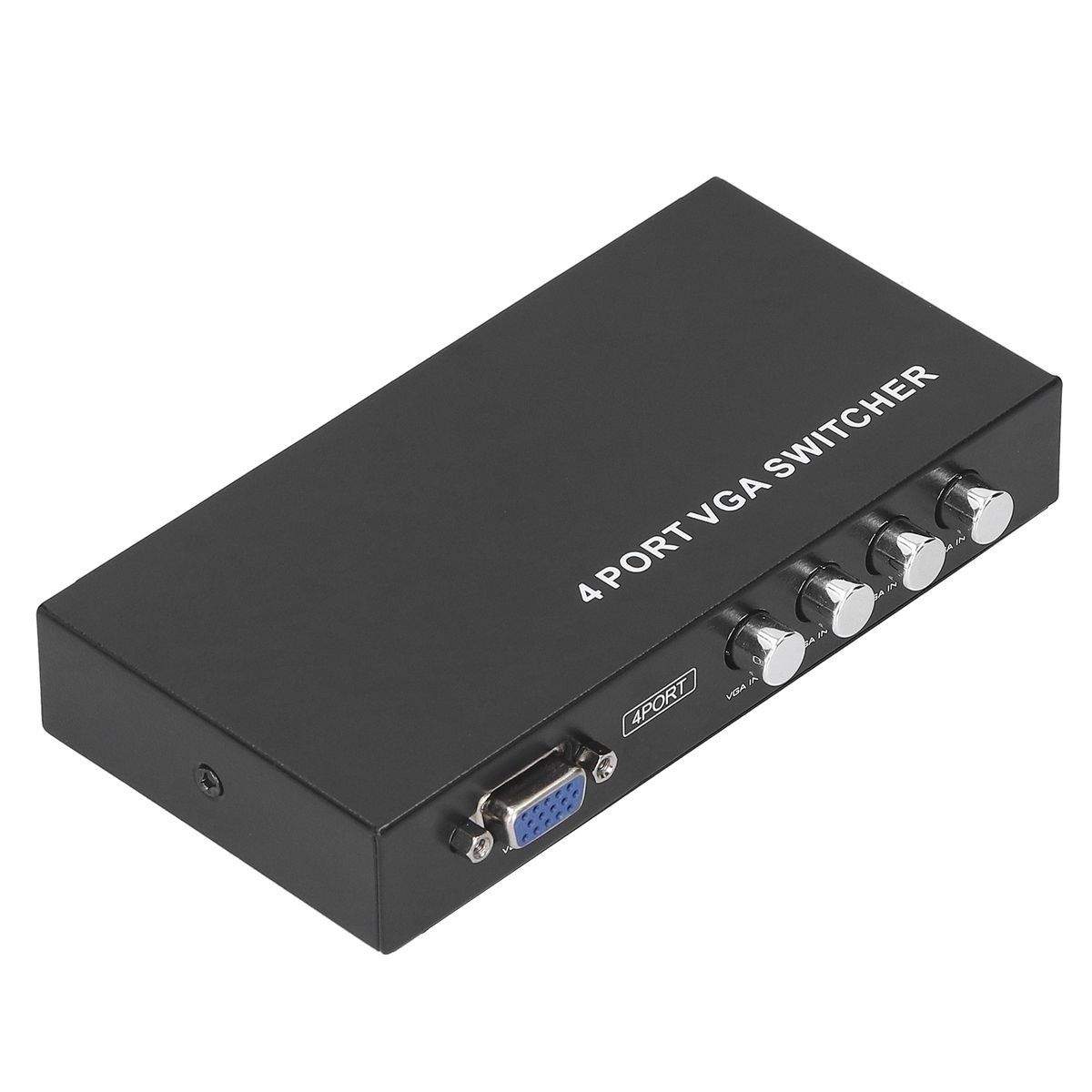 4 Port VGA Switcher SVGA Monitor Sharing Switch Box 4?in?1?out for LCD PC T - Image 2